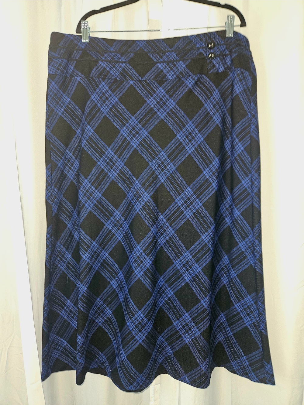 Cato Woman Plaid A-Line Skirt – Size 18/20W – EUC